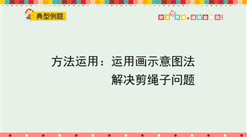 方法运用：运用画示意图法解决剪绳子问题